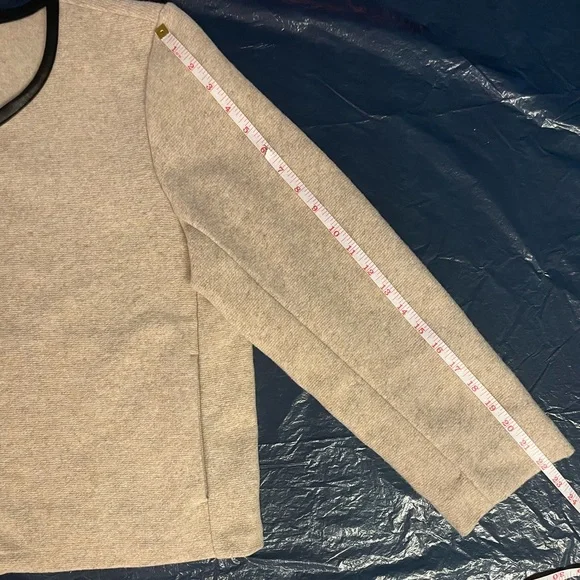 Banana Republic Cream Jacket with Black Accent - Picture 8 of 10